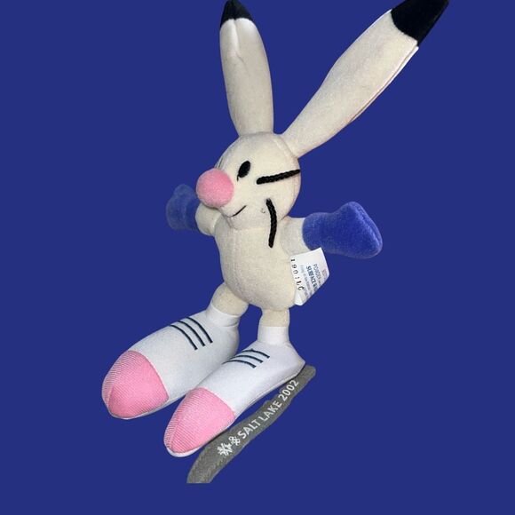 NWT Salt Lake City 2002 Winter Olympic Plush Toy Mascot Powder Ice Skating 9” - Picture 6 of 7